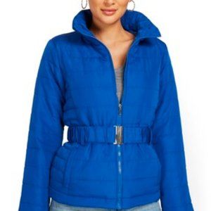 BELTED PUFFER JACKET